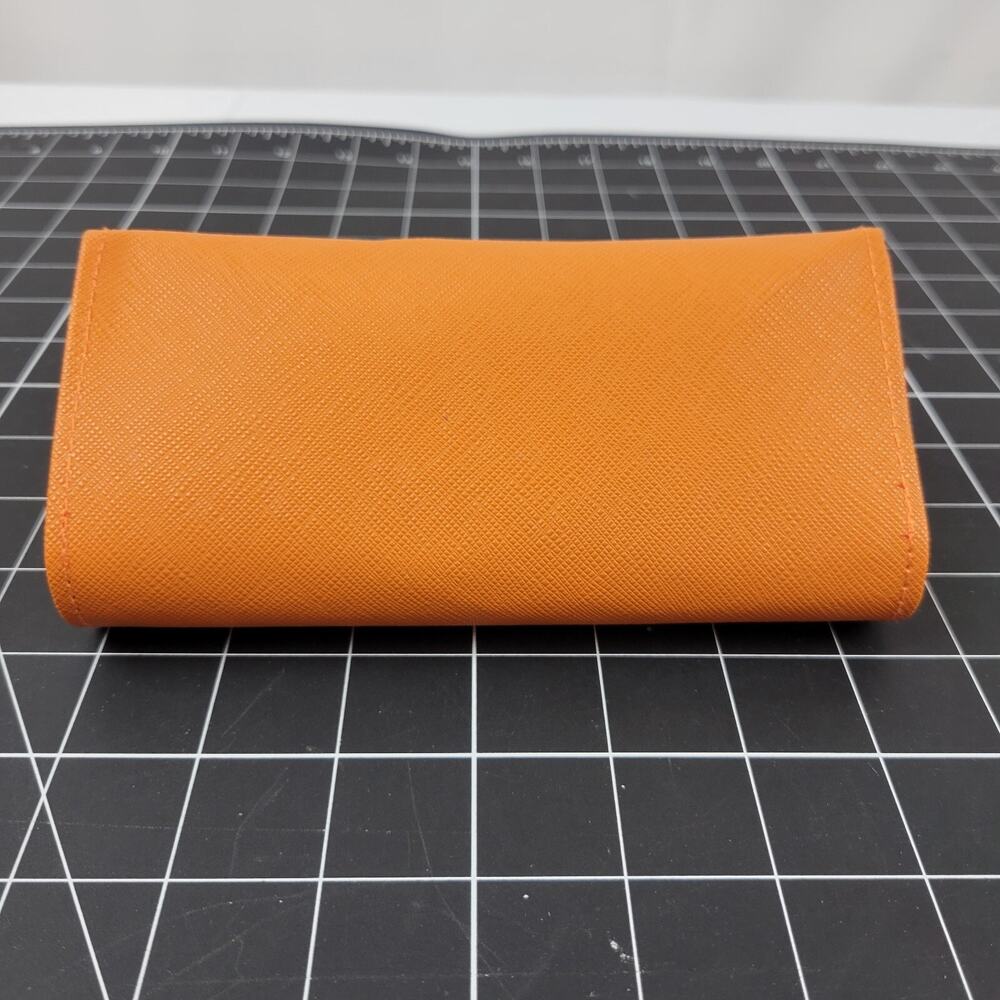TORY BURCH ORANGE AUTHENTIC SUNGLASSES EYEGLASSES CASE - Picture 11 of 13